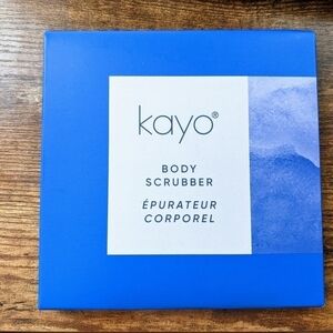 Kayo Body Scrubber in Light Blue NIB